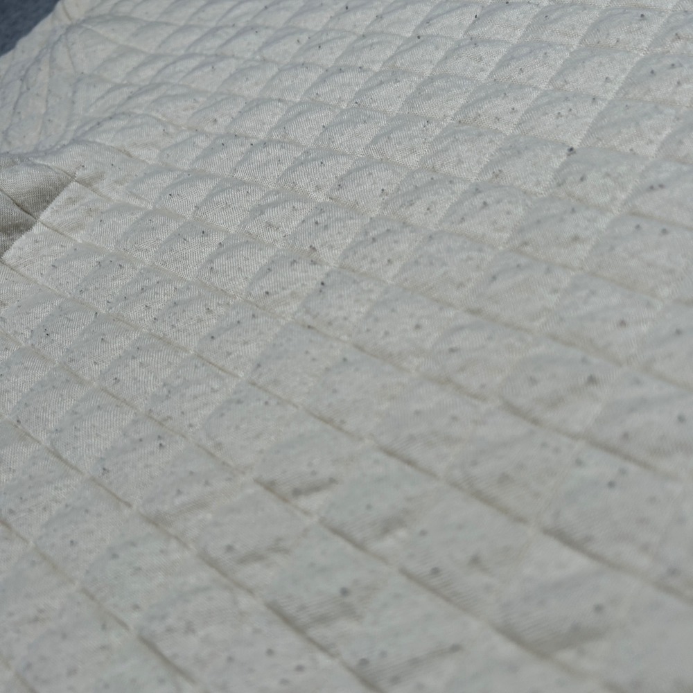 Columbia Sweatshirt Womens XL Cream Quilted Crewneck Pullover‎ Outdoor Casual - Picture 5 of 15